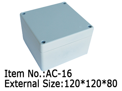 cast aluminum enclosure with metal feet