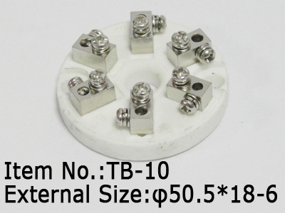 6pcs resistance cermaic terminal block 