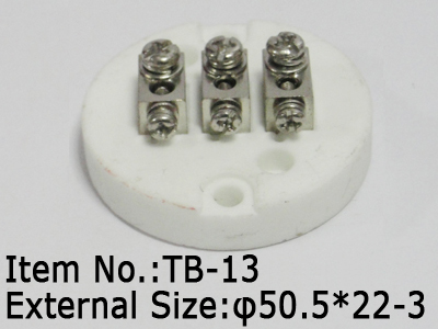 3pc ceramic terminal block