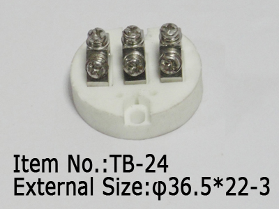 3pc high temperature cermaic terminal block