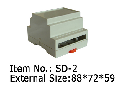 standard din rail enclosure