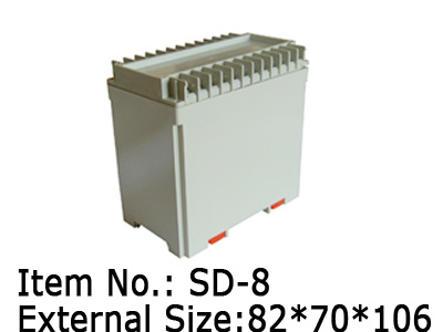 universal flame retardant ABS din rail enclosure