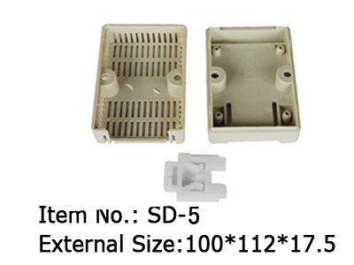 plastic din rail enclosure