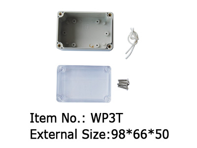 plastic waterproof box with transparent cover