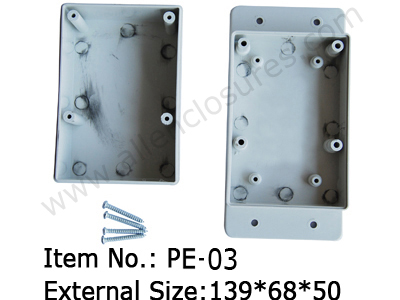 plastic enclosure mounting