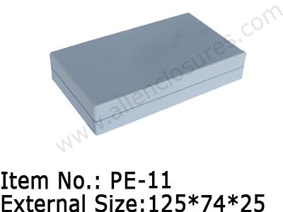 light grey plastic enclosure