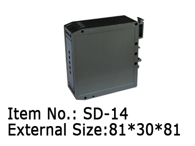 new style din rail enclosure in PC