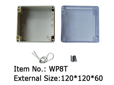 square plastic box with transparent