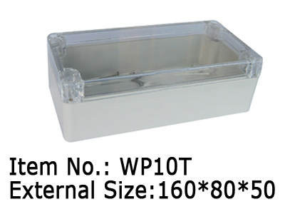 IP65 plastic box transparent cover
