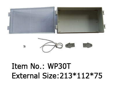 hinged plastic watrproof enclosure