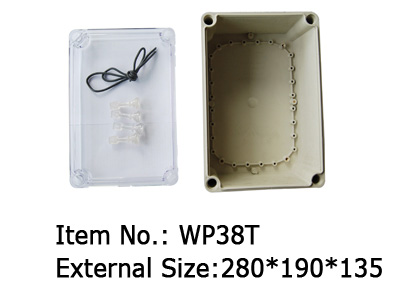 plastic waterproof enclosure(transparent cover)