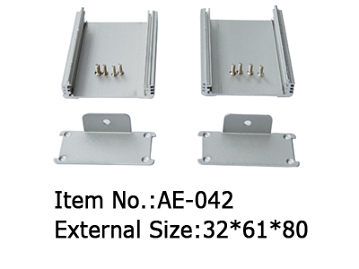 separate aluminum extruded enclosures