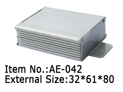 separate aluminum extruded enclosures