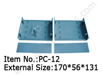 plastic desktop enclosure with handle