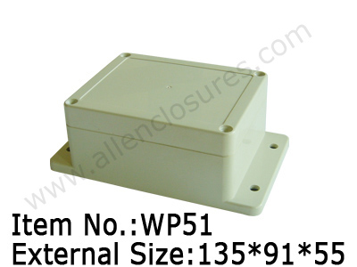 plastic waterproof enclosure with blind lid